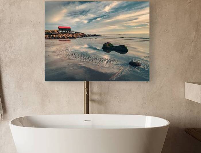 Dunaverty Beach and Lifeboat Station by Dave Bowman