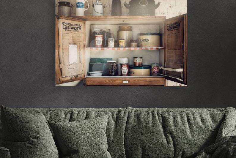Vintage Kitchen Cupboard by Dave Bowman