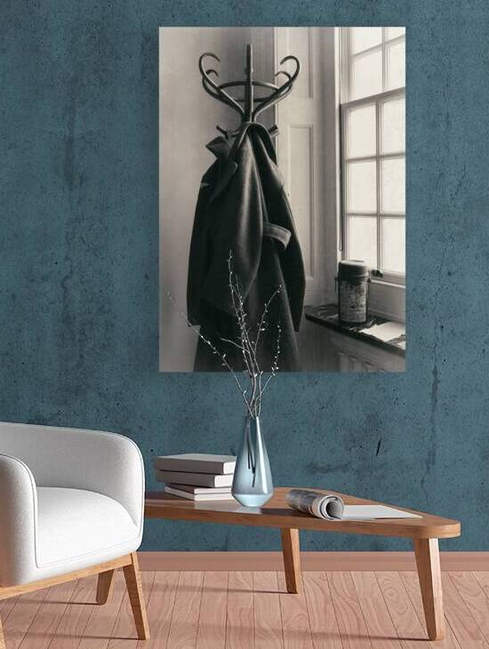 WW2 RAF Greatcoat and Thermos Flask by Dave Bowman