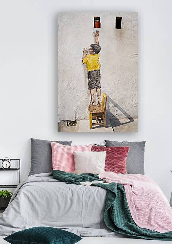 Boy on Chair by Dave Bowman