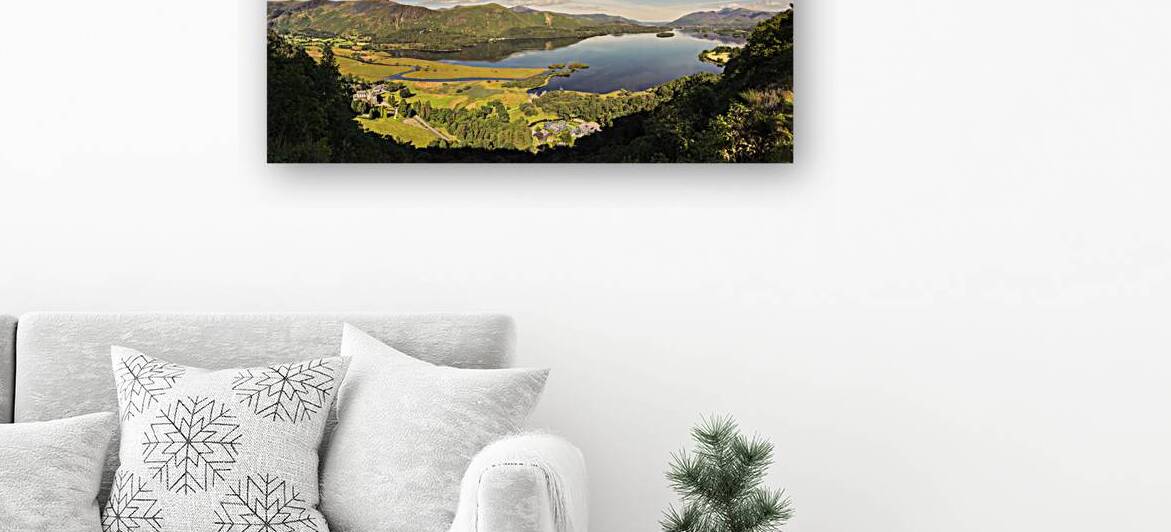 Derwentwater Panorama by Dave Bowman