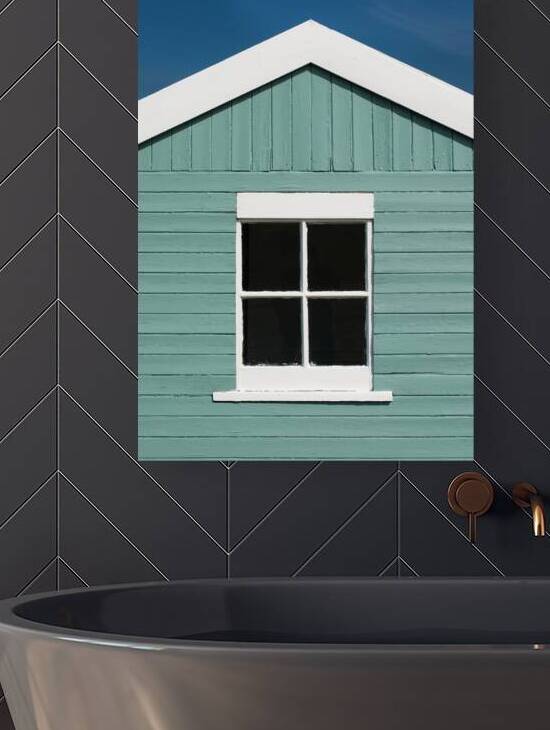 Beach Hut Window by Dave Bowman