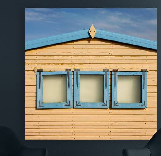 Three Blue Windows by Dave Bowman