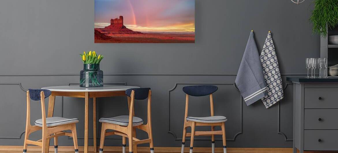 Monument Valley Rainbow by Dave Bowman