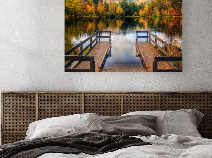 Autumn in Glencoe Lochan by Dave Bowman