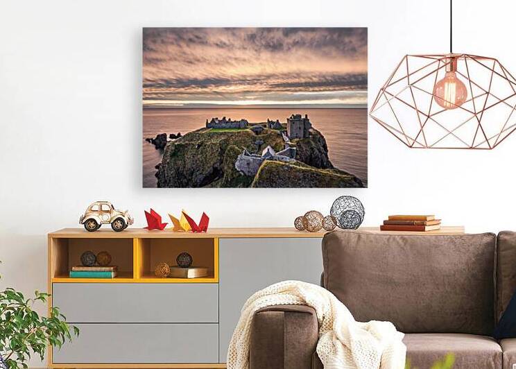 Sunrise Over Dunnottar by Dave Bowman