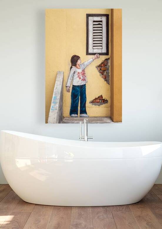 Ipoh Girl and Shutter by Dave Bowman