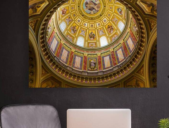 St. Stephens Basilica Ceiling by Dave Bowman