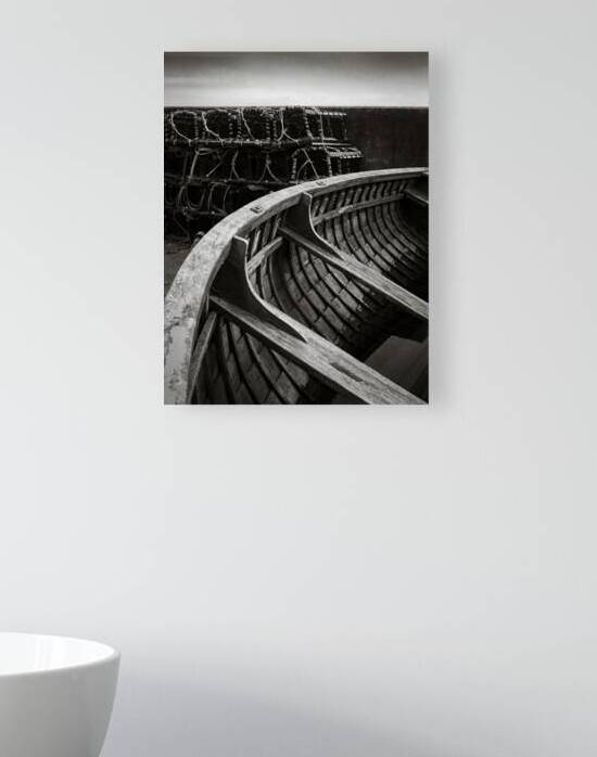 Boat and Creel Nets by Dave Bowman