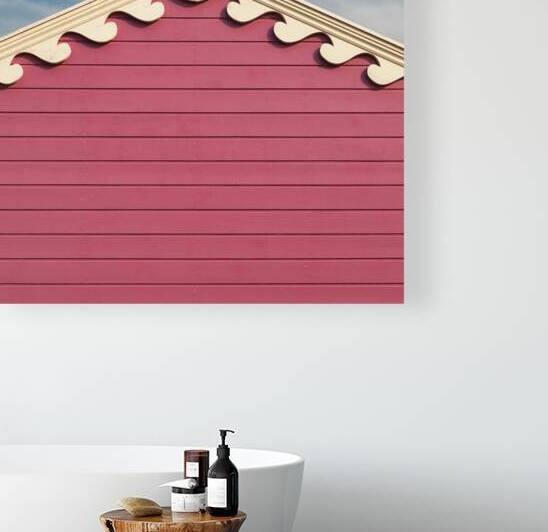 Beach Hut Waves by Dave Bowman