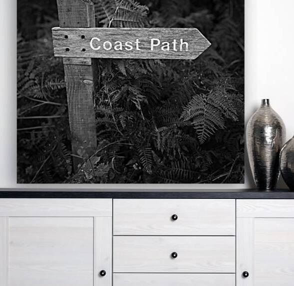 Coast Path Sign by Dave Bowman