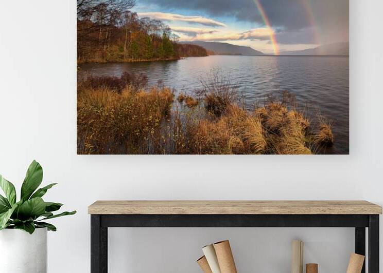 Rainbow Over Loch Rannoch by Dave Bowman