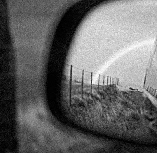 Rearview Rainbow by Dave Bowman