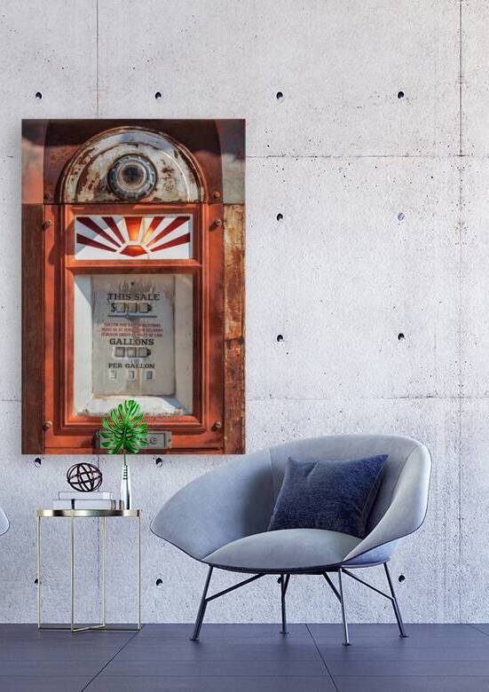 Route 66 Petrol Pump by Dave Bowman