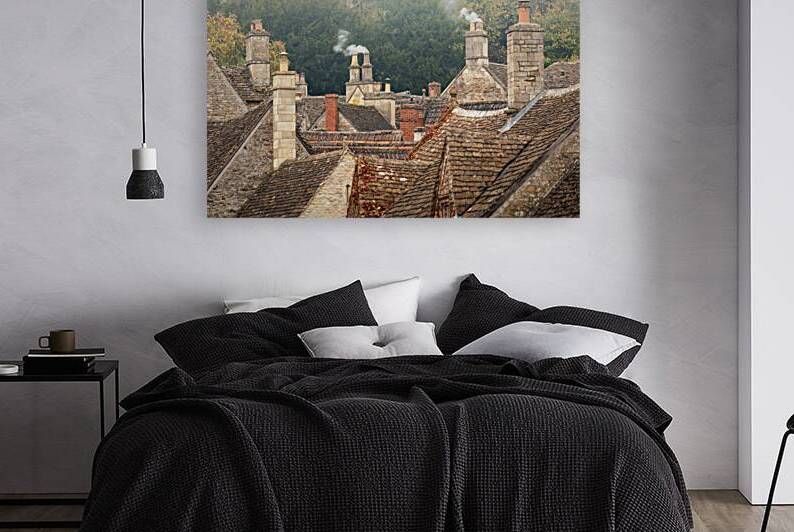 Castle Combe Chimneys by Dave Bowman