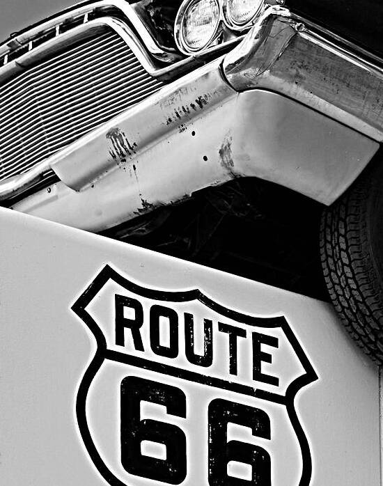 Vintage Route 66 by Dave Bowman