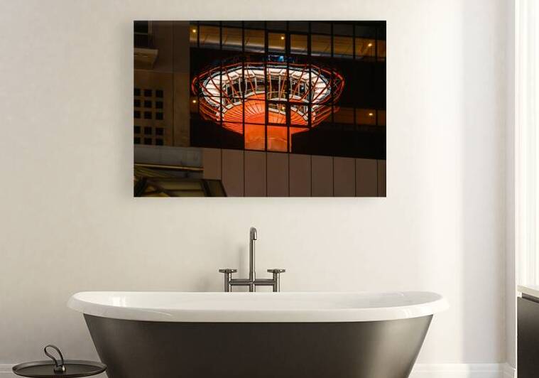 Kyoto Tower Reflection by Dave Bowman