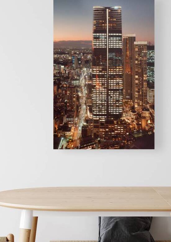 Azabudai Hills at Sunset by Dave Bowman