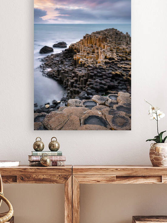 Giants Causeway Sunset by Dave Bowman