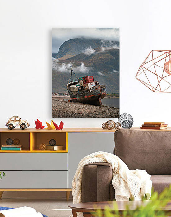 Corpach Shipwreck by Dave Bowman