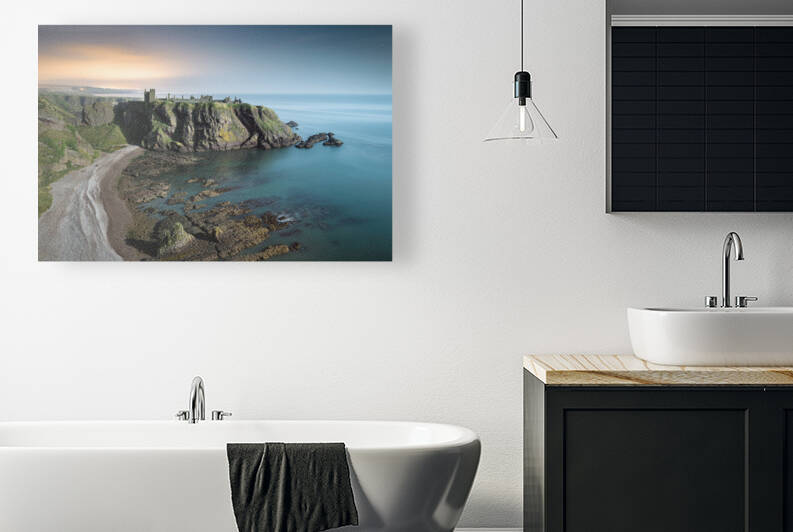 Dunnottar by Moonlight by Dave Bowman