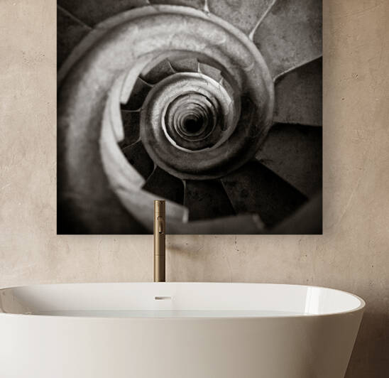 Sagrada Familia Steps by Dave Bowman