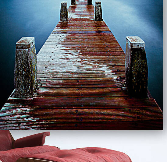 Water on the Jetty by Dave Bowman