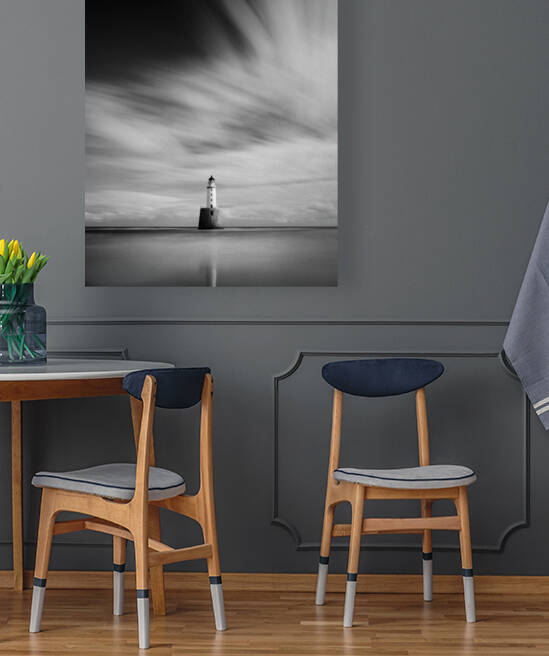 Clouds Over Rattray Head Lighthouse by Dave Bowman