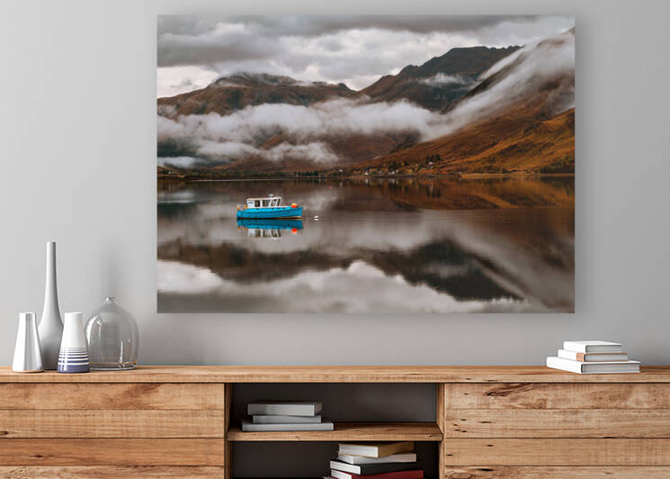 Loch Duich Fishing Boat by Dave Bowman