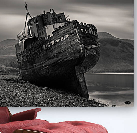 Old Boat of Caol by Dave Bowman