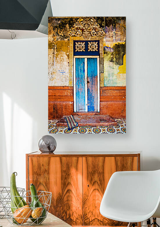 Cambodian Door by Dave Bowman