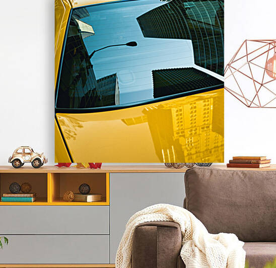 Yellow Cab Big Apple by Dave Bowman