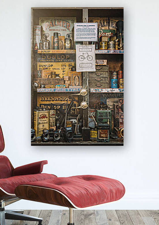 Vintage Garage Workshop by Dave Bowman