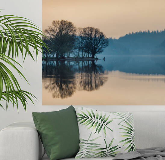 Loch Ard Reflection by Dave Bowman