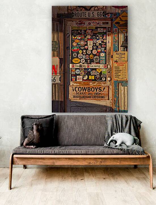 Hackberry General Store Door by Dave Bowman