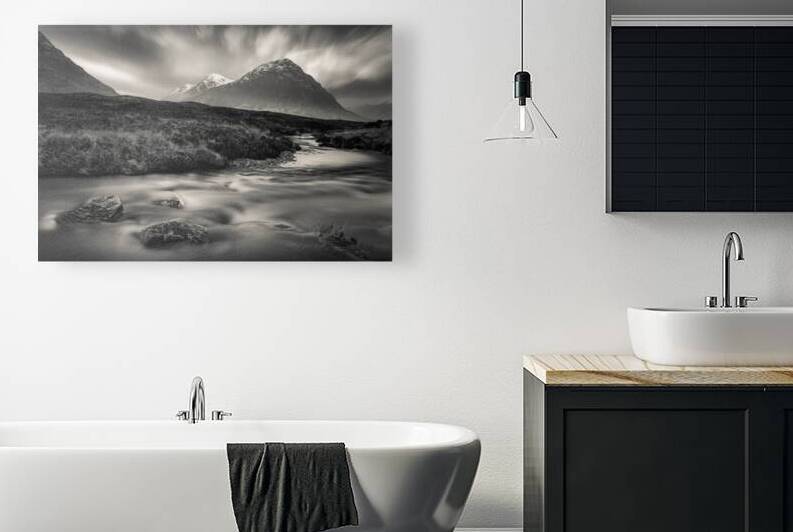 River to The Buachaille by Dave Bowman