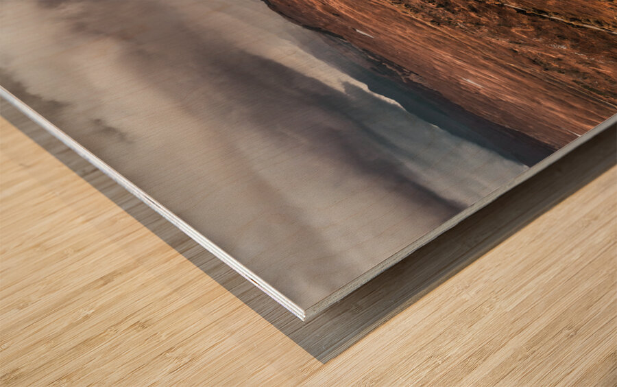 Cluanie Dam Wood print