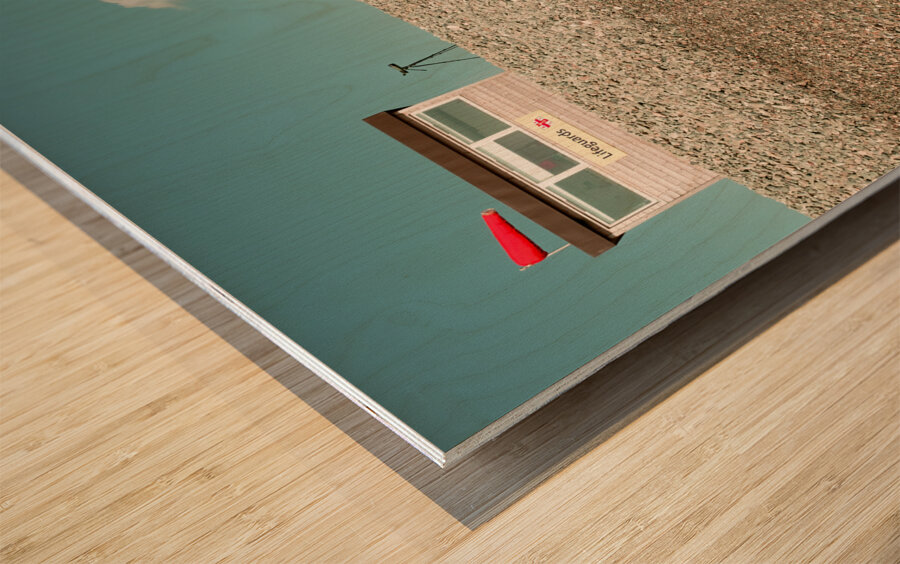 Cloud Swimmer Wood print