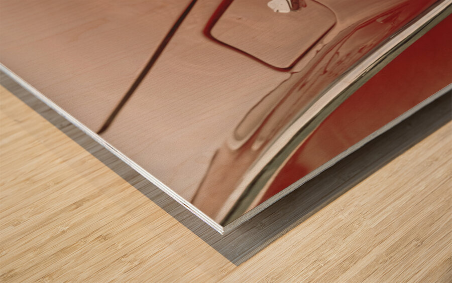 Volvo P1800 Tail Lights Wood print