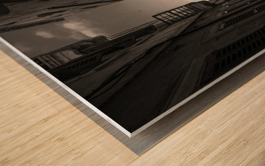 Backstreets of Valletta Wood print