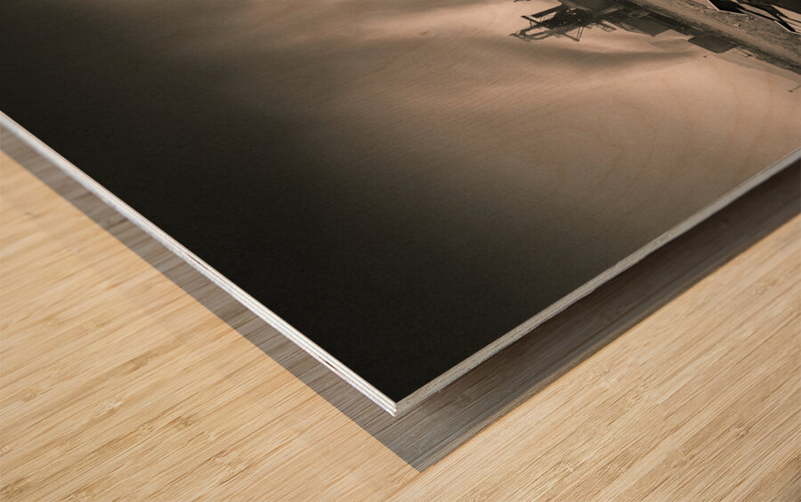 Teesside Steelworks I Wood print