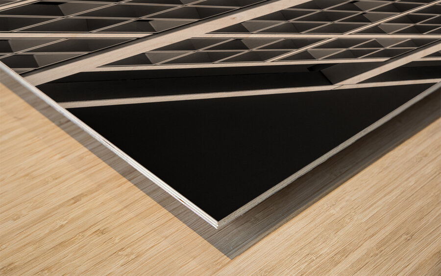 Urban Blocks Wood print