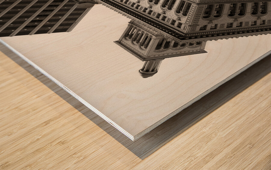 Matson Building Wood print