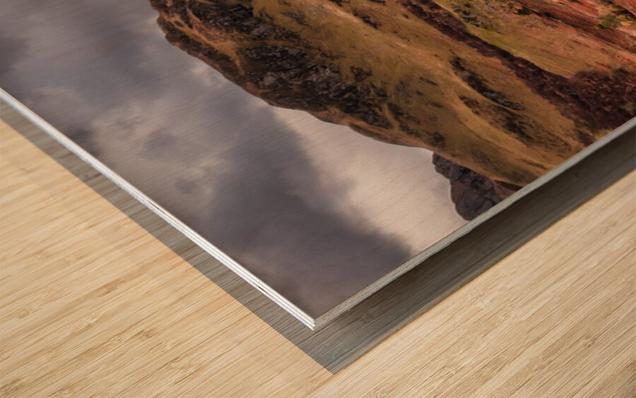 Loch Duich Solitude Wood print