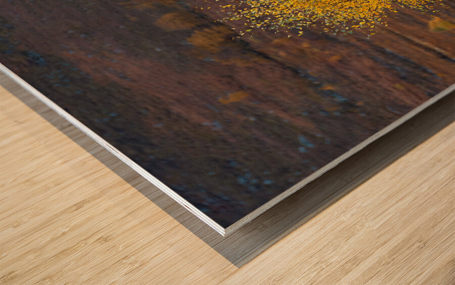 Autumn Tree Wood print