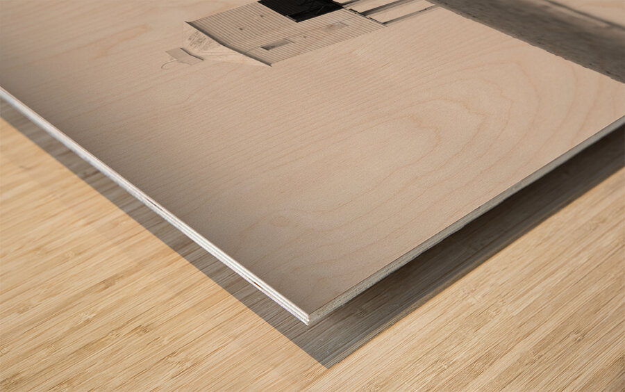 Low Lighthouse Wood print