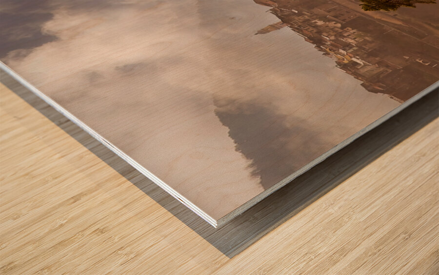 Triora Panorama Wood print