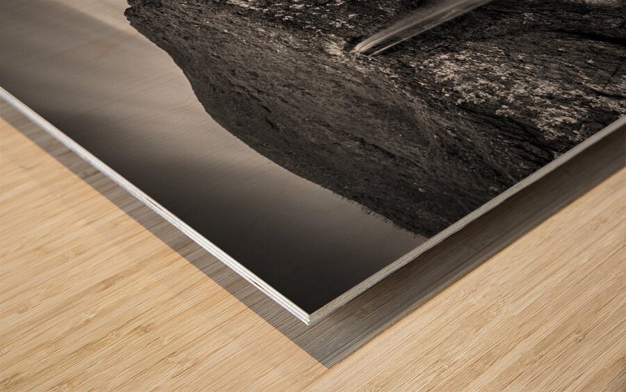 Crawton Cliffs Wood print