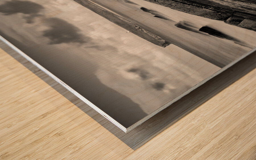 Brough of Birsay Wood print