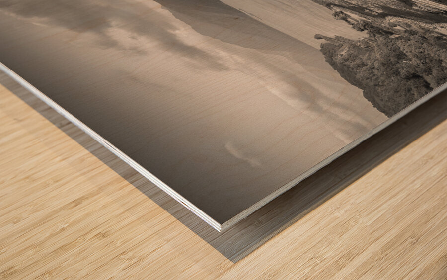 Eilean Donan and Loch Duich Wood print